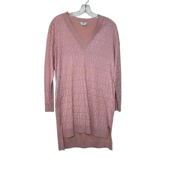 Fendi Pink Mini Dress - Picture 8 of 12